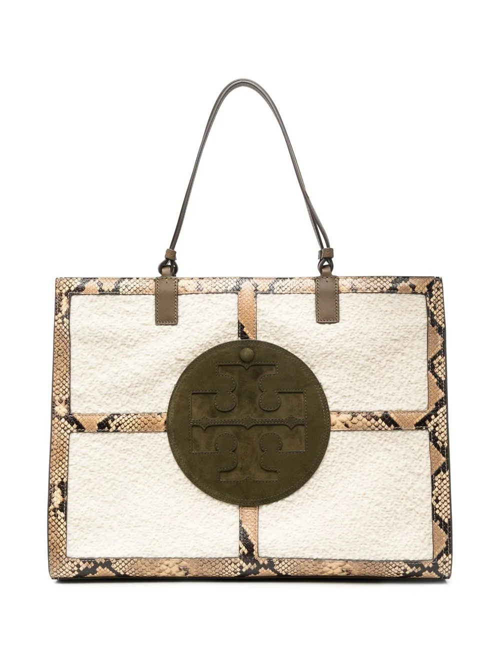 Tory Burch Ella Logopatch Tote Bag In Beige ModeSens