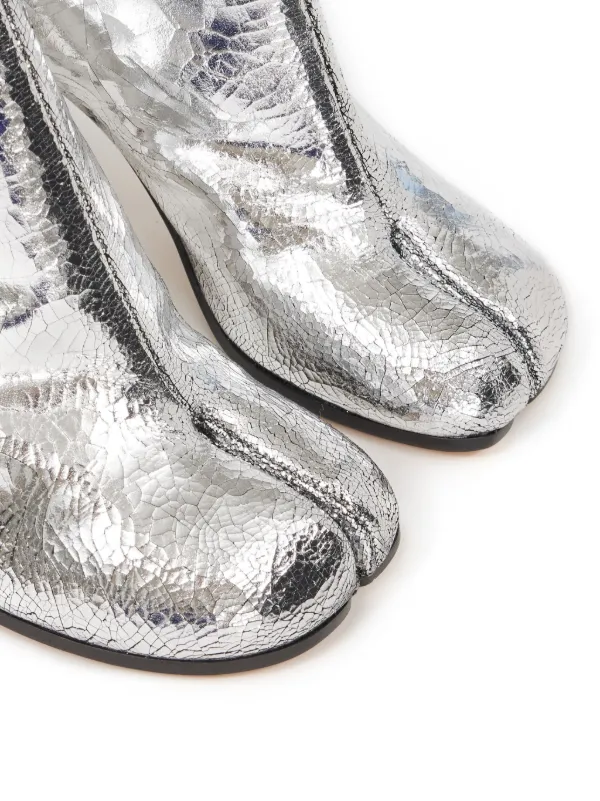 Maison Margiela Stivaletti Tabi 80mm Argento FARFETCH IT