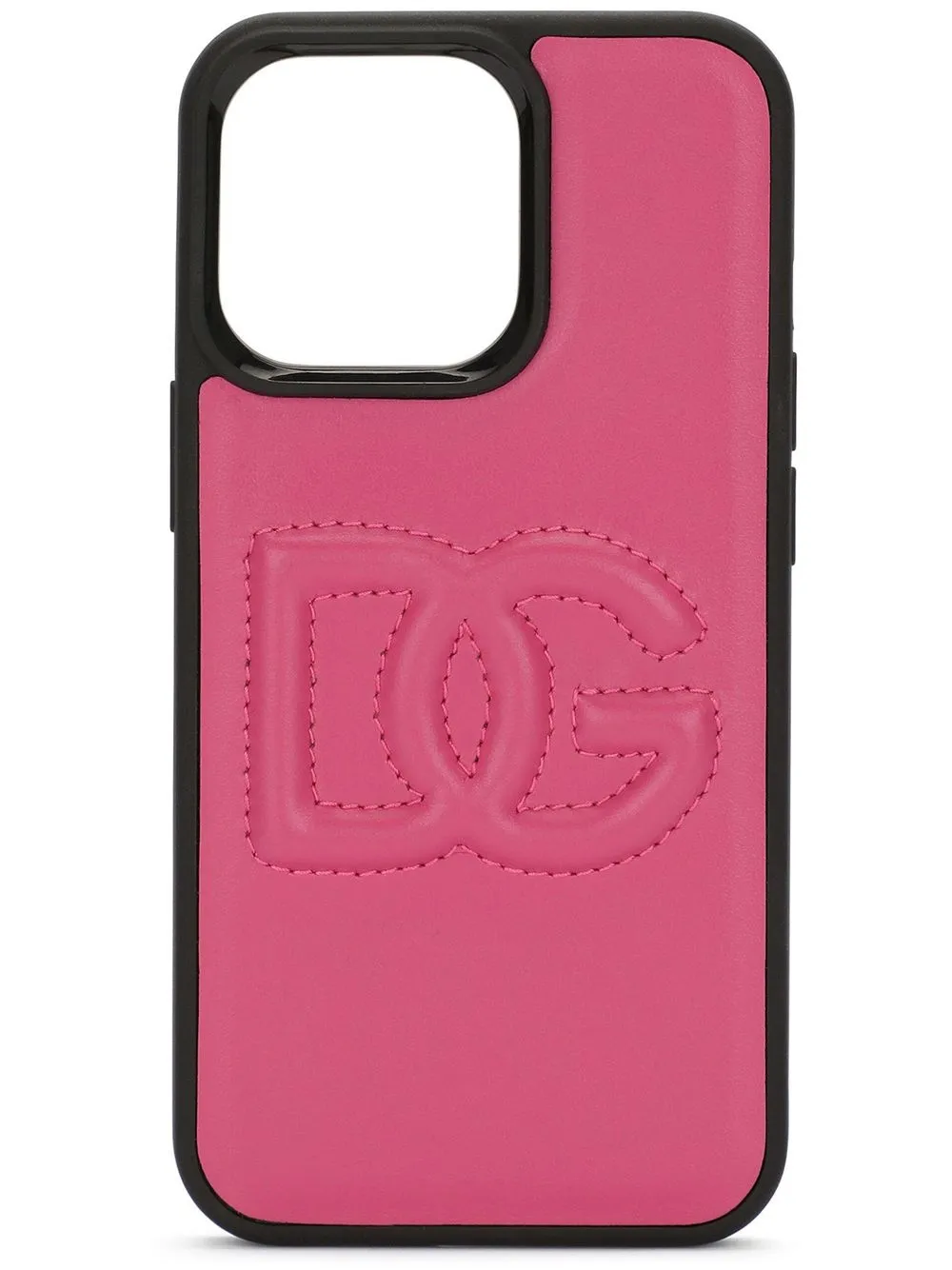 Shop Dolce & Gabbana Dg-logo Iphone 12 Pro Case In Pink