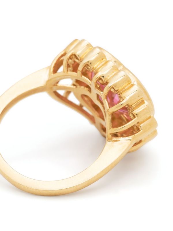 Yellow gold on sale plated rings