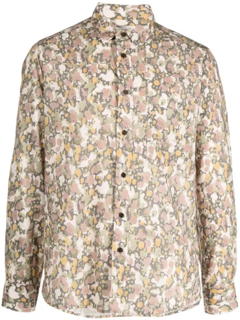 MARANT floral-print cotton shirt
