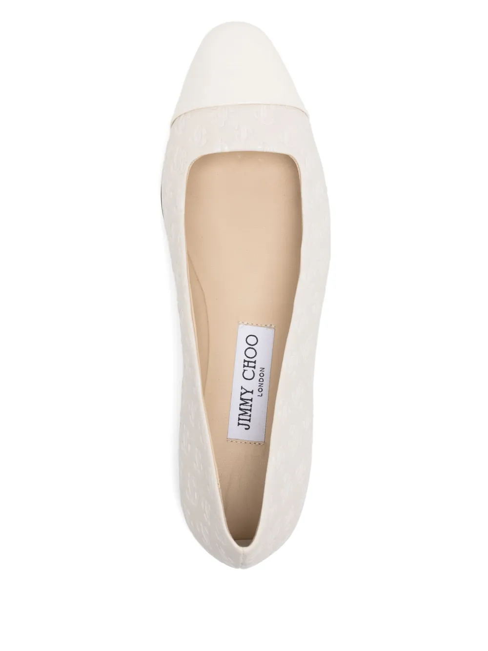 Jimmy Choo Waston ballerina shoes White