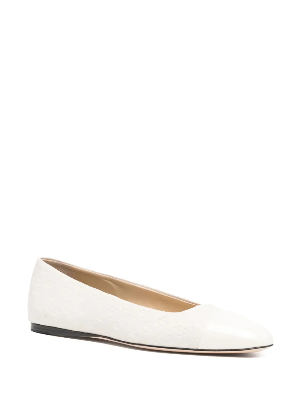 Jimmy Choo Waston ballerina shoes White