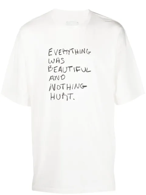 OAMC slogan-print cotton T-shirt