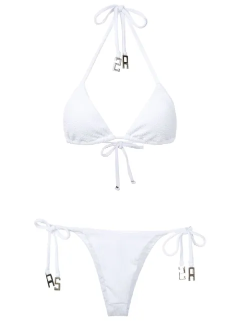 Amir Slama ribbed triangle-shape bikini