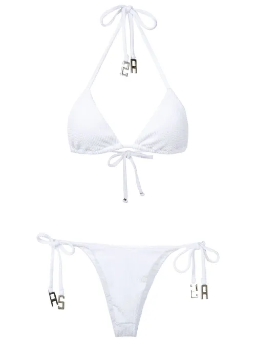 Bikini nervuré à bonnets triangles - Amir Slama - Modalova