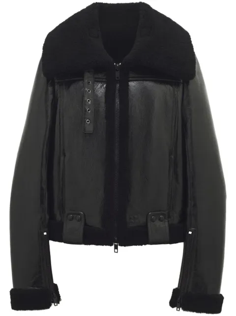 Courrèges shearling pilot jacket