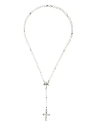 Emanuele Bicocchi Fleury Cross ネックレス | シルバートーン
