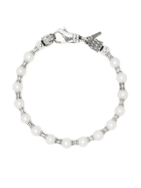 Emanuele Bicocchi pearl slim-chain bracelet 