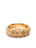 Emanuele Bicocchi leaves engraved ring - Gold