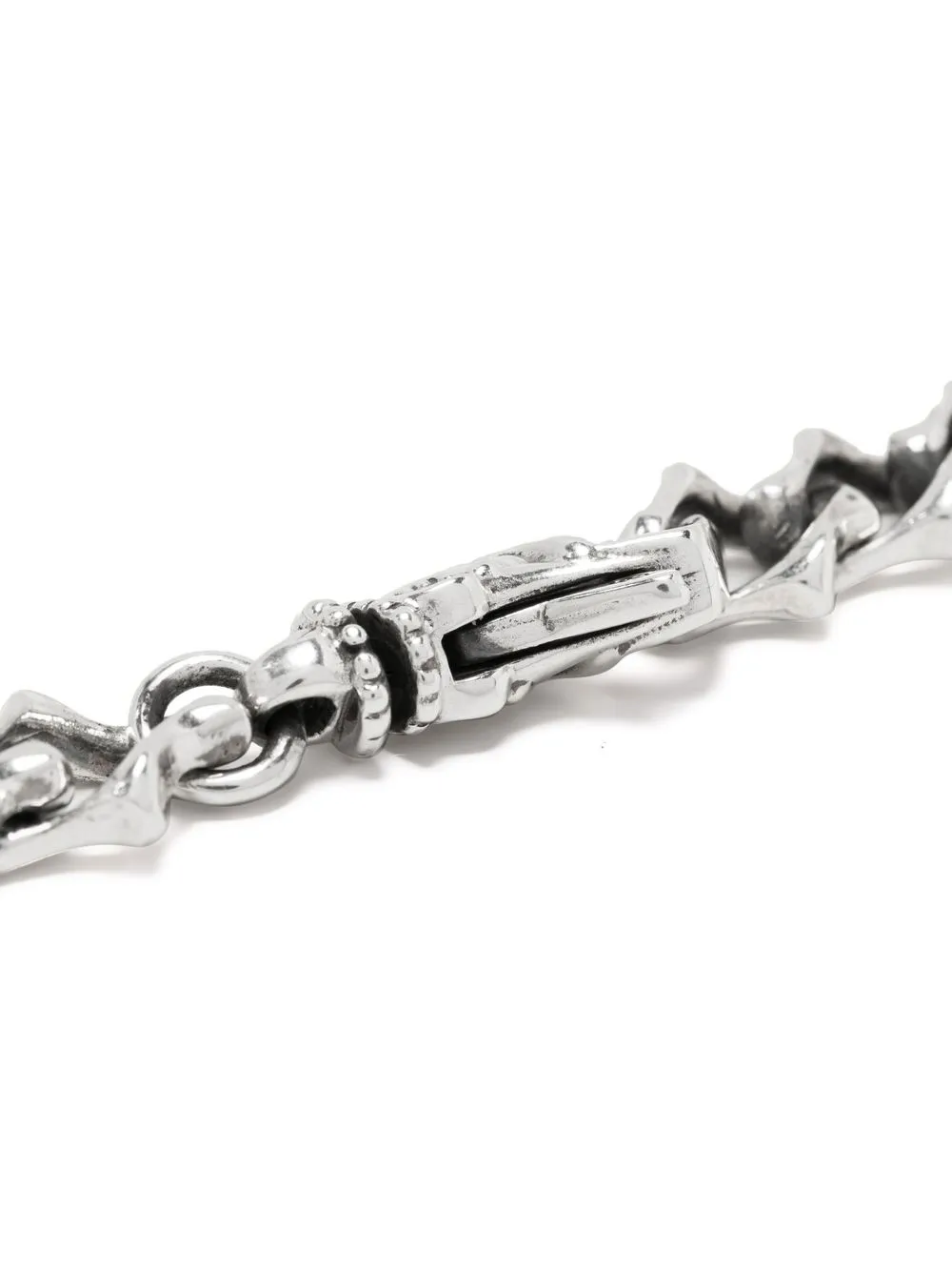 Emanuele Bicocchi Charm Chain-link Bracelet In Silver