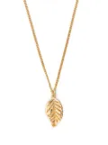 Emanuele Bicocchi leaf pendant necklace - Gold