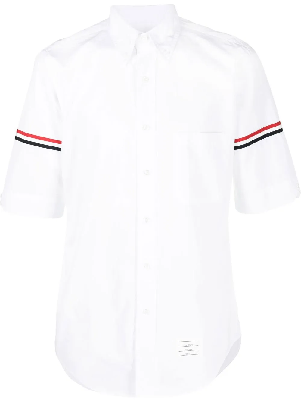 

Thom Browne camisa con rayas RWB - Blanco