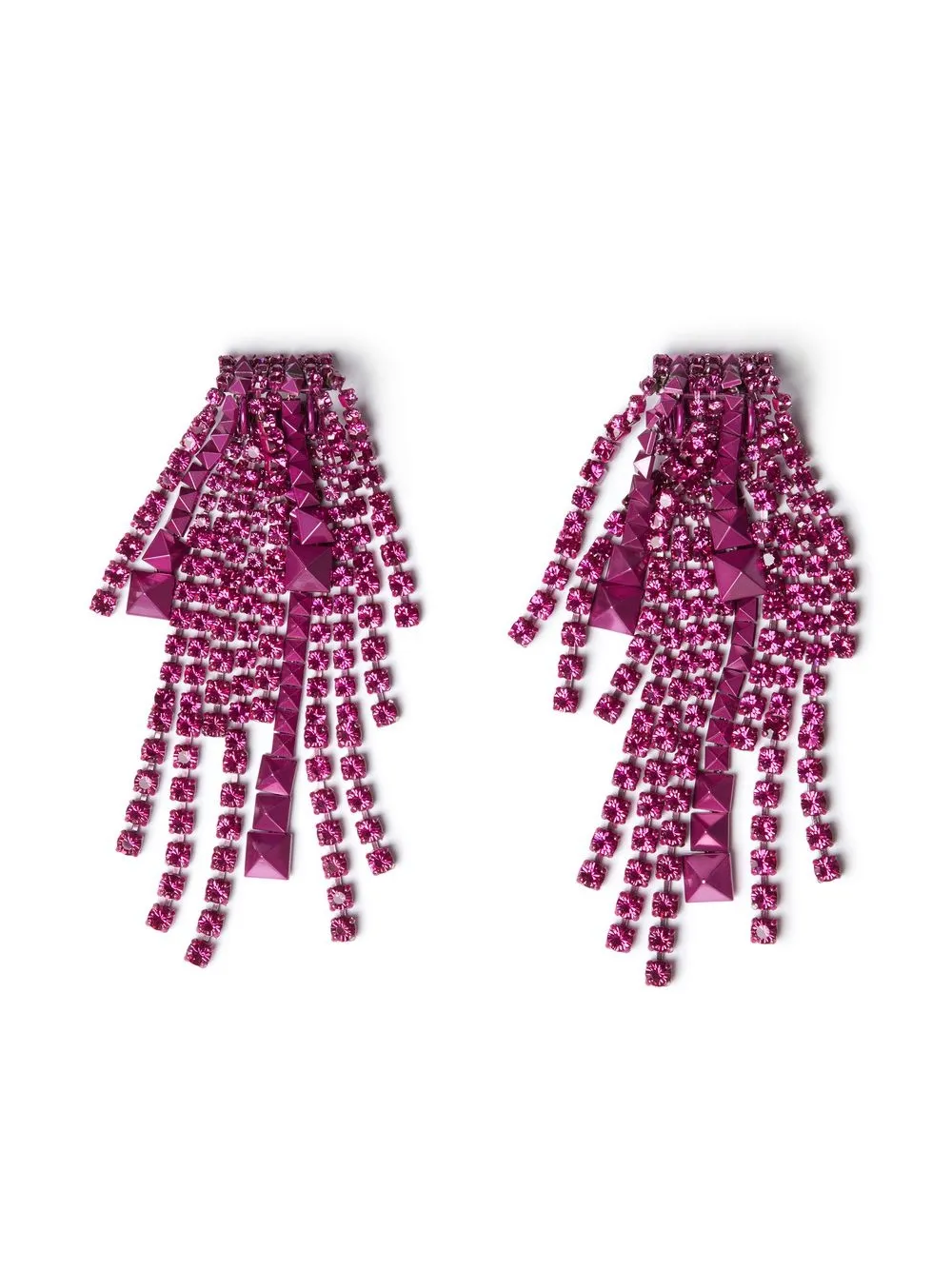 

Valentino Garavani Brightrain crystal earrings - Pink