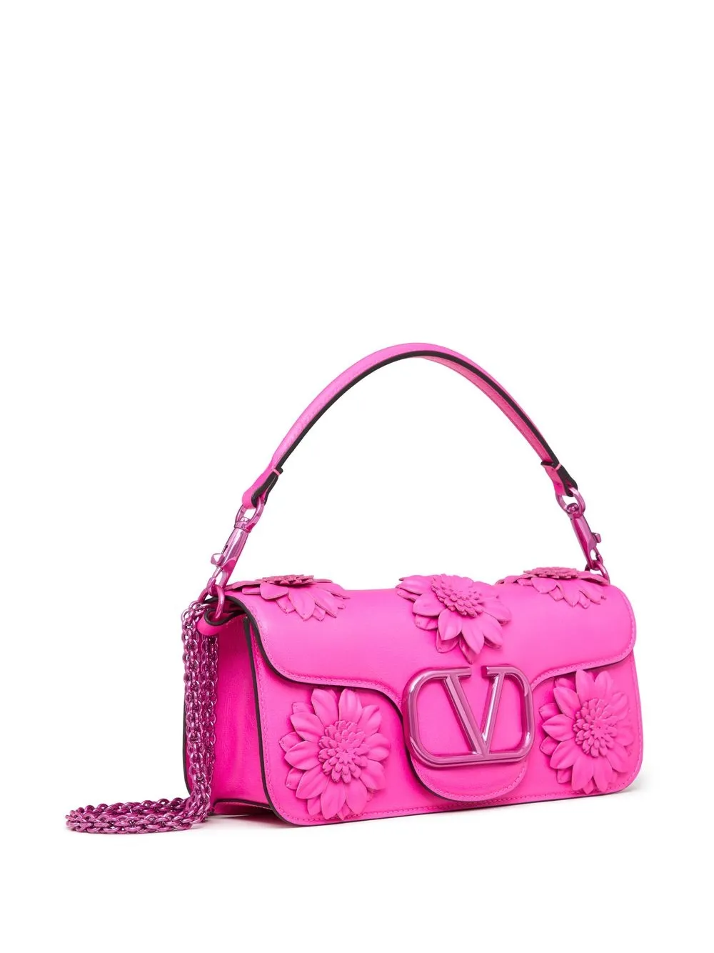 Valentino Garavani Locò appliquéflower Shoulder Bag Farfetch