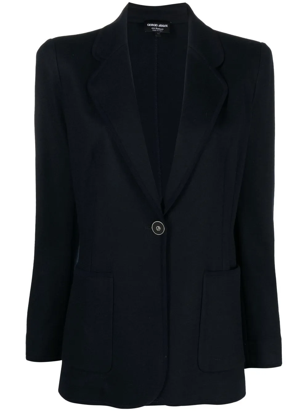 

Giorgio Armani blazer con botones - Azul