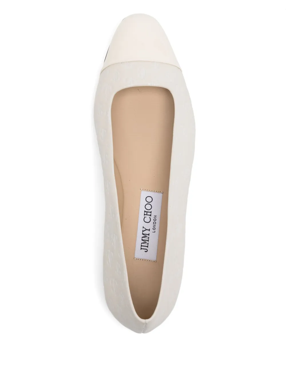 Jimmy Choo Waston ballerina shoes White
