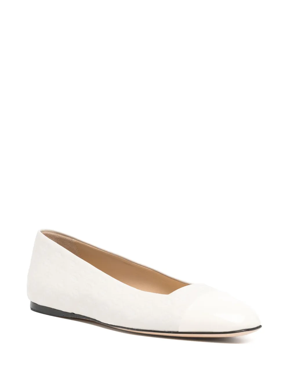 Jimmy Choo Waston ballerina shoes White