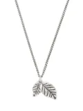 Emanuele Bicocchi Leaves pendant necklace - Silver