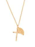 Emanuele Bicocchi cross pendant necklace - Gold