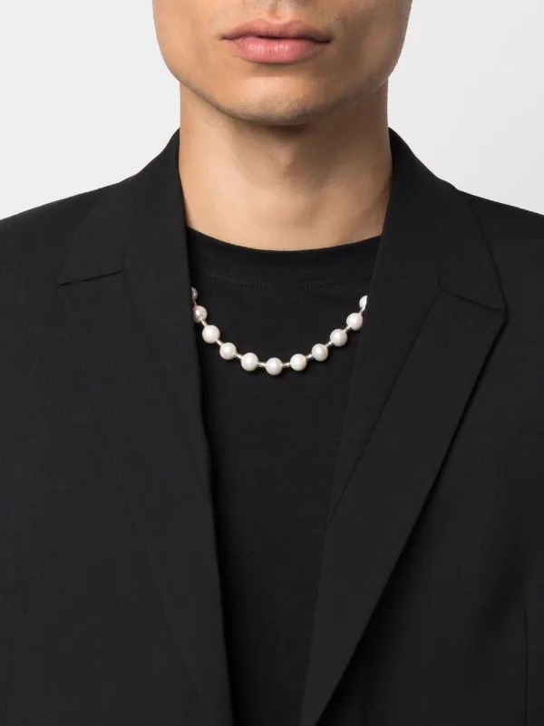 Emanuele Bicocchi パールネックレス　イタリア製　淡水パール Emanuele Bicocchi パール ネックレス | ホワイト | FARFETCH JP