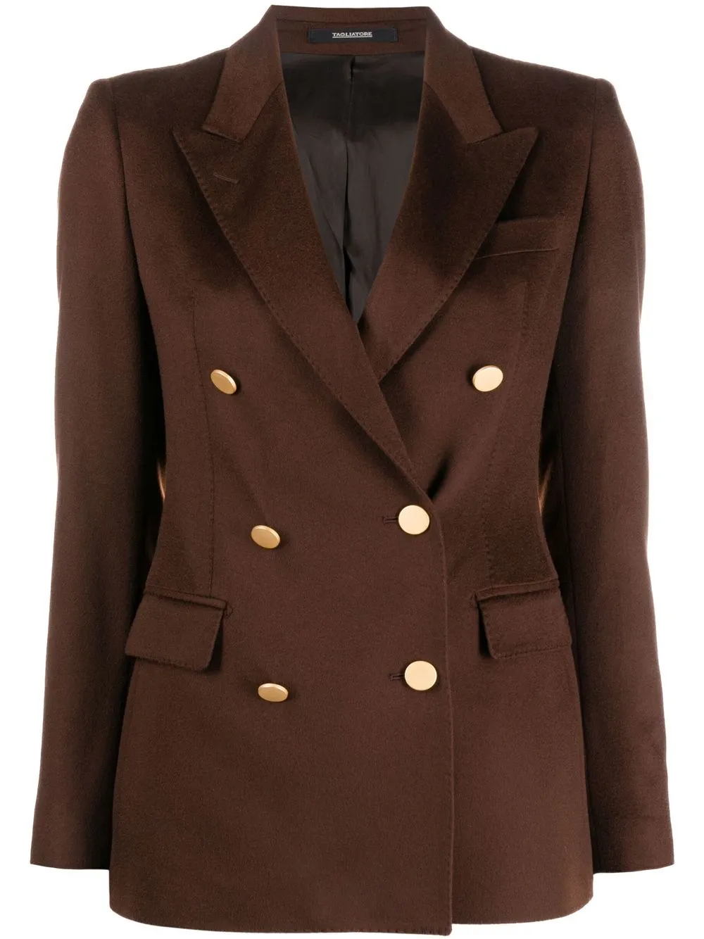 

Tagliatore Parigi double-breasted cashmere blazer - Brown