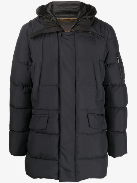 Moorer long-sleeve padded coat 