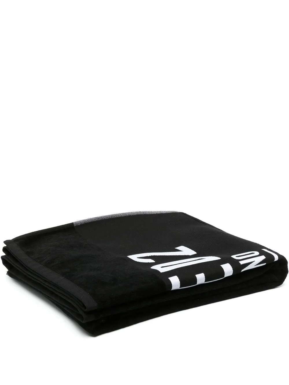 

Dsquared2 toalla con logo estampado - Negro