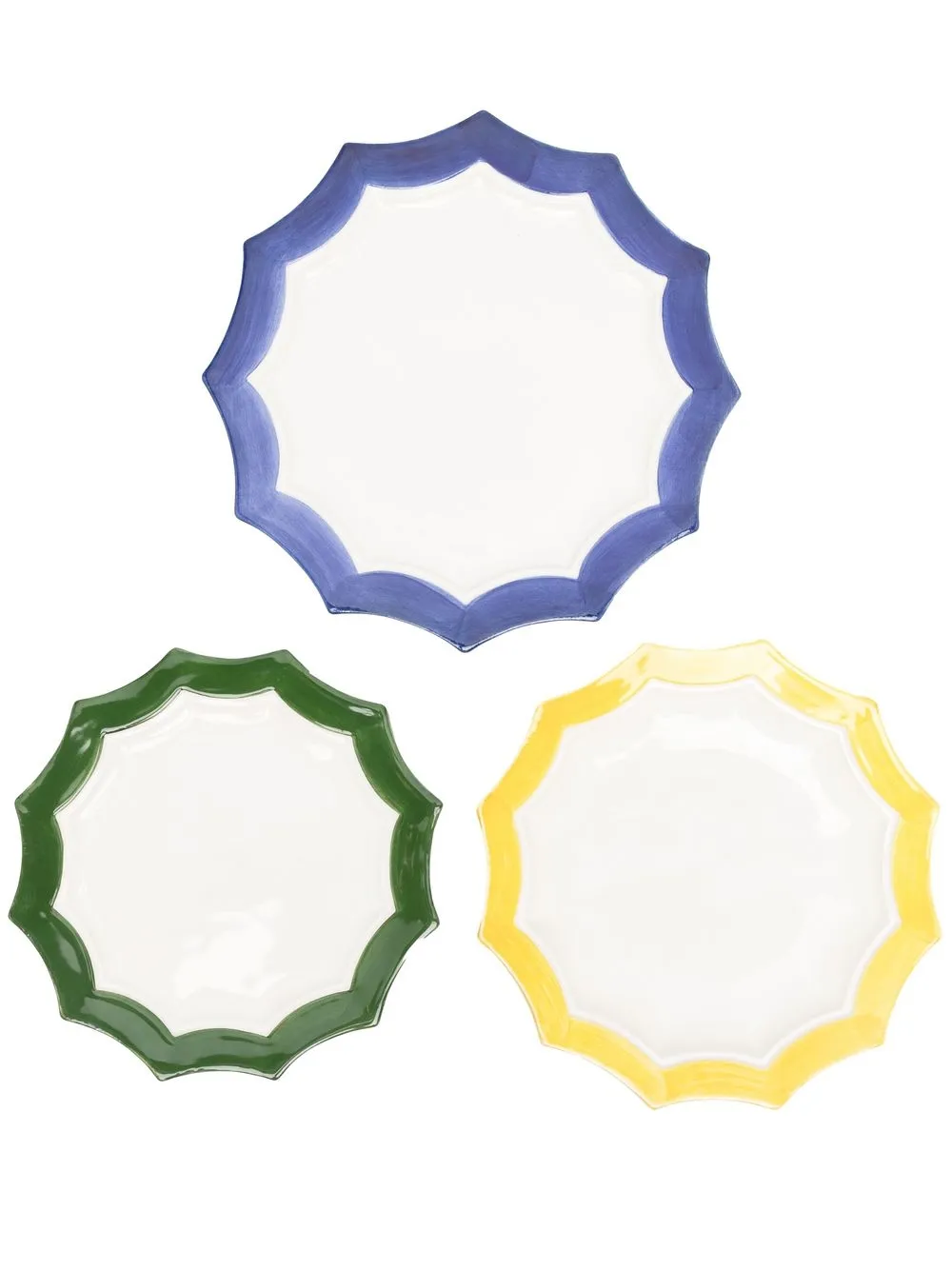 

Les-Ottomans x Browns Star Plates (set of 3) - White