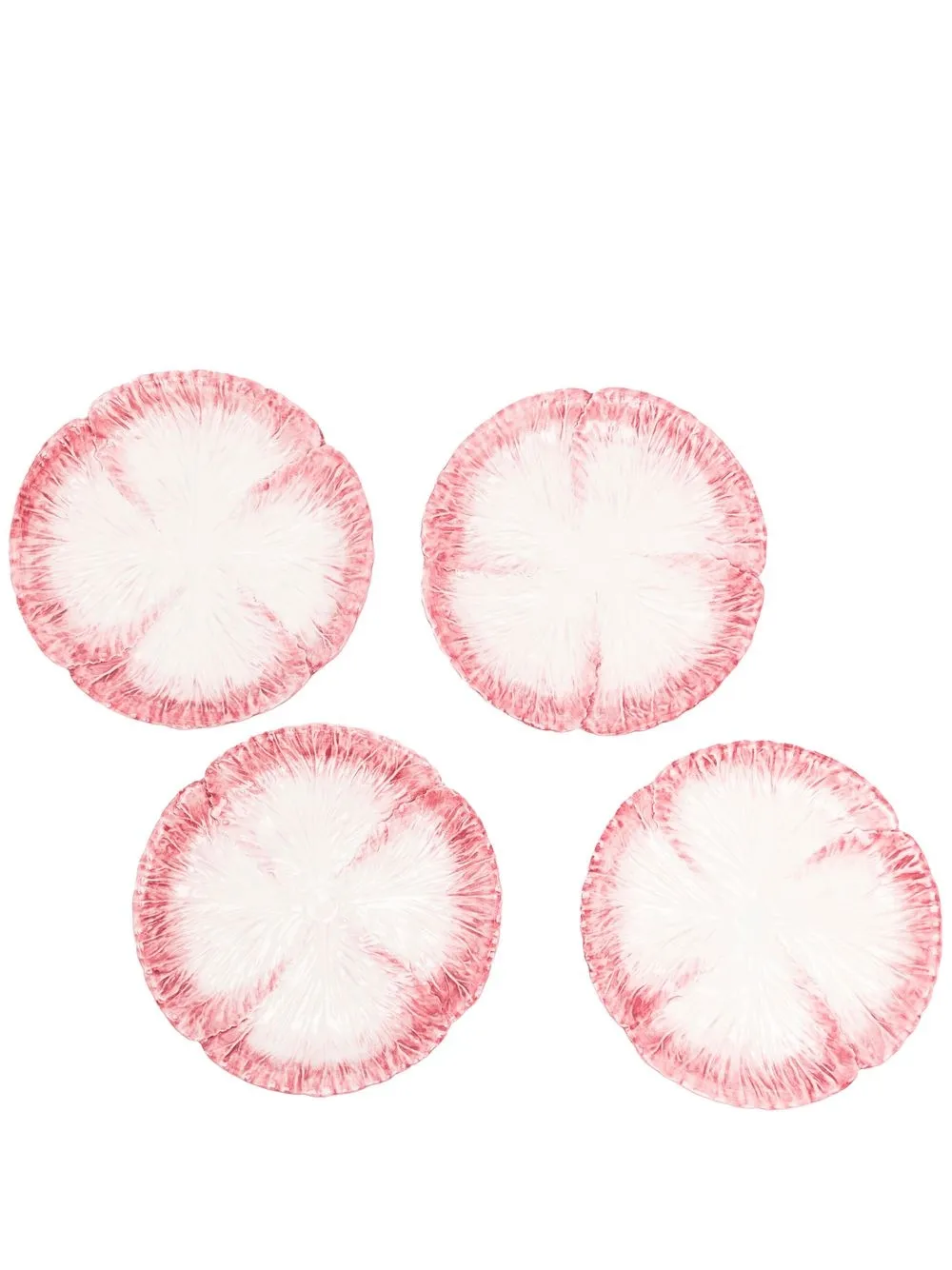 

Les-Ottomans Radicchio ceramic side plates (set of 4) - Red