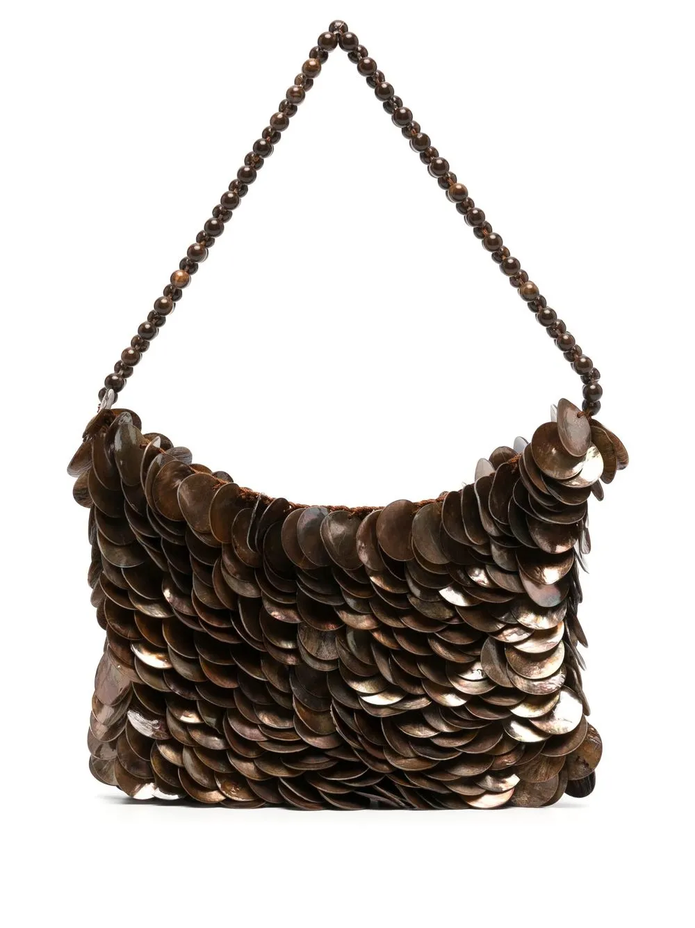 

Vanina sequin-embellished tote bag - Brown