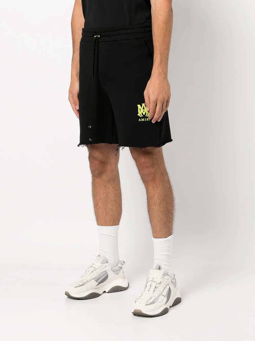  Amiri Joggingshorts Mit Ma Logo   Schwarz 