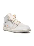 Jordan Kids Jordan 1 Mid SE Craft sneakers - White