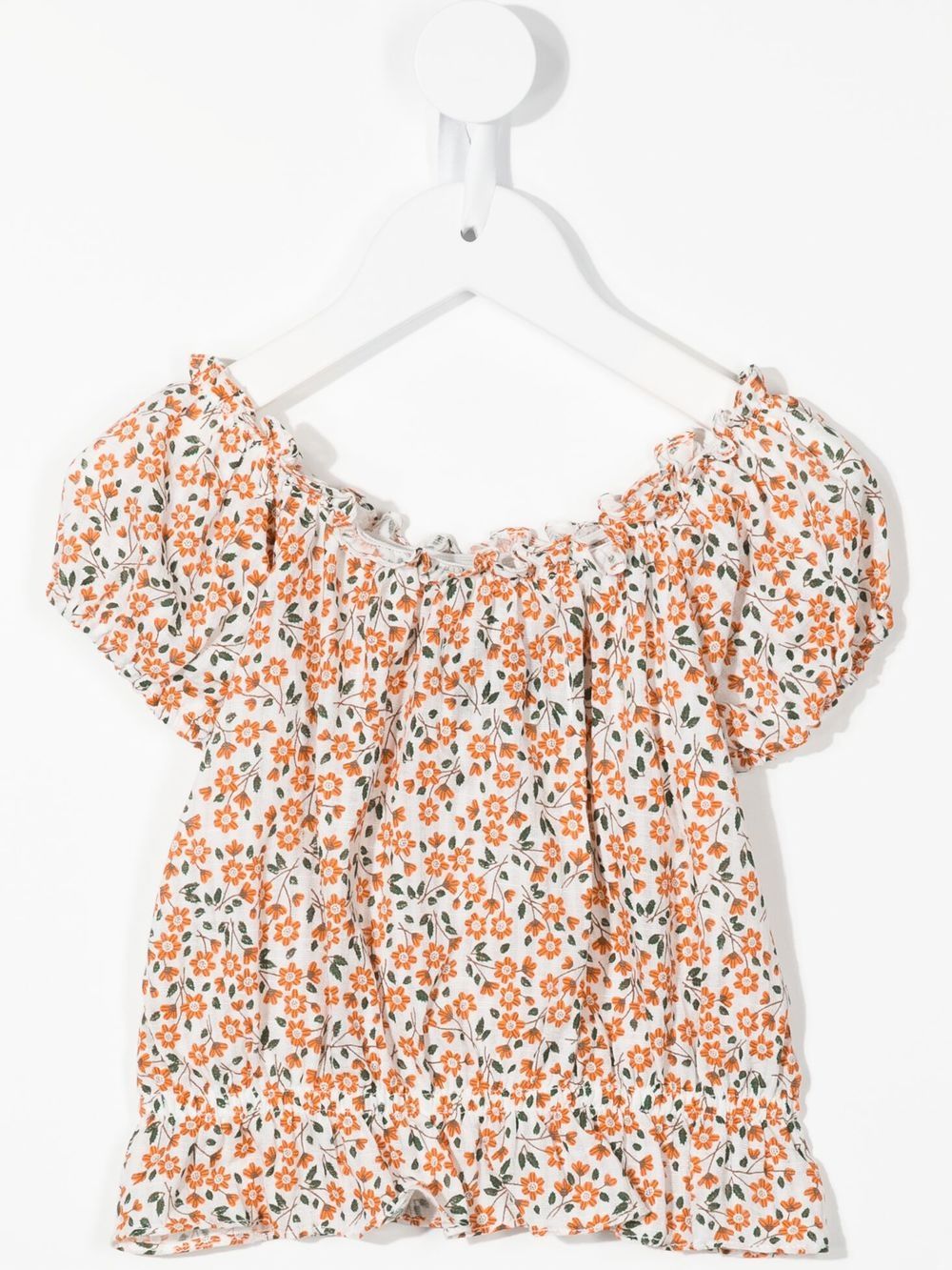 Little Bambah Blouse met bloemenprint - Oranje