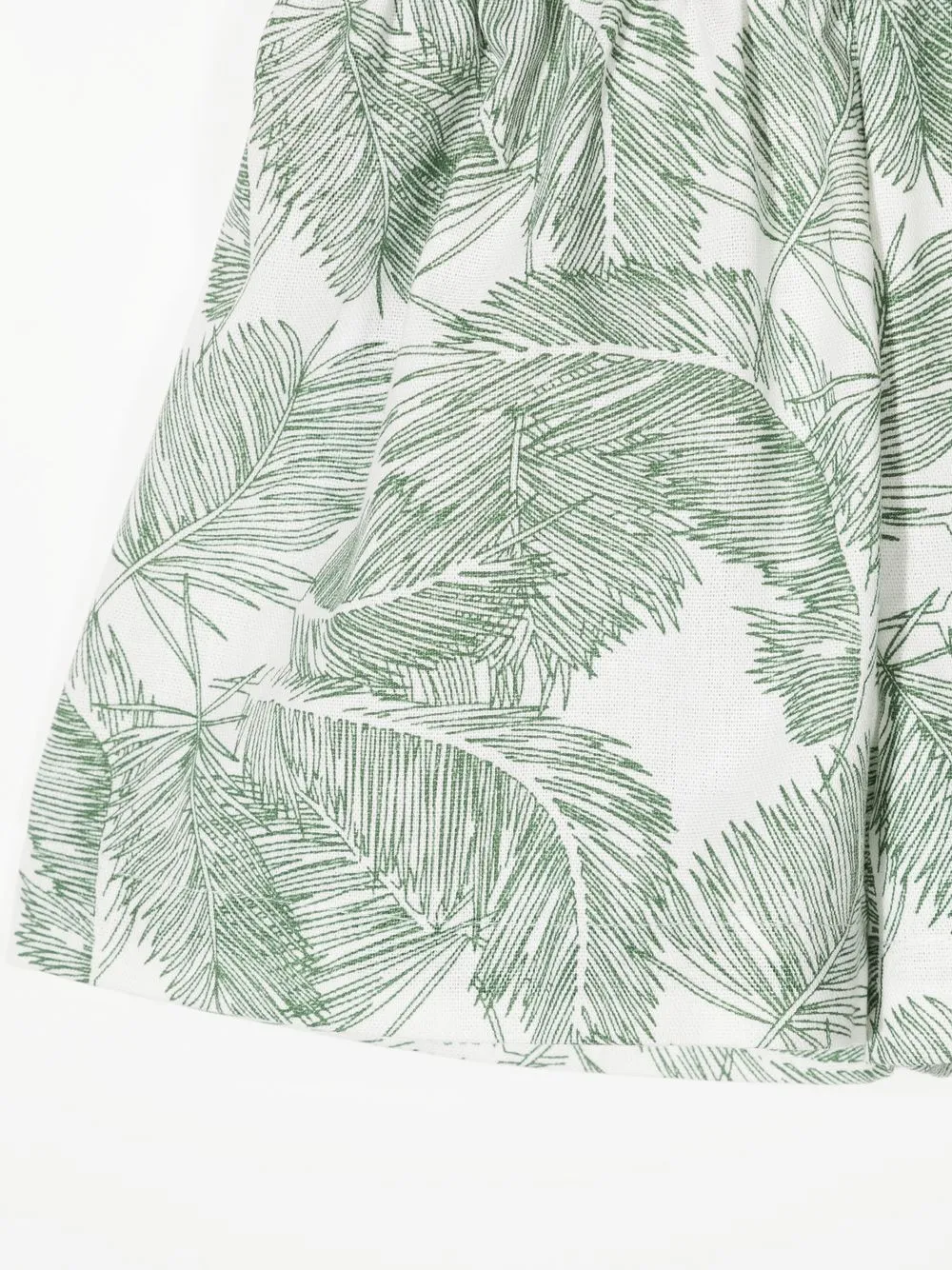  Little Bambah Leinenshorts Mit Palmen Print   Weiß 