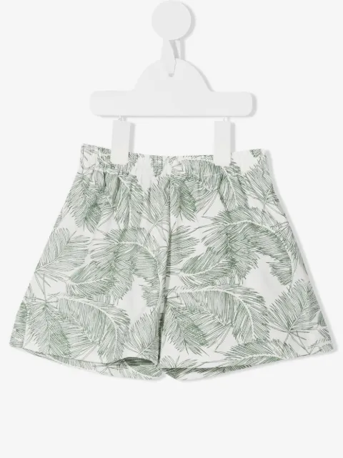 Little Bambah shorts con palmeras estampadas