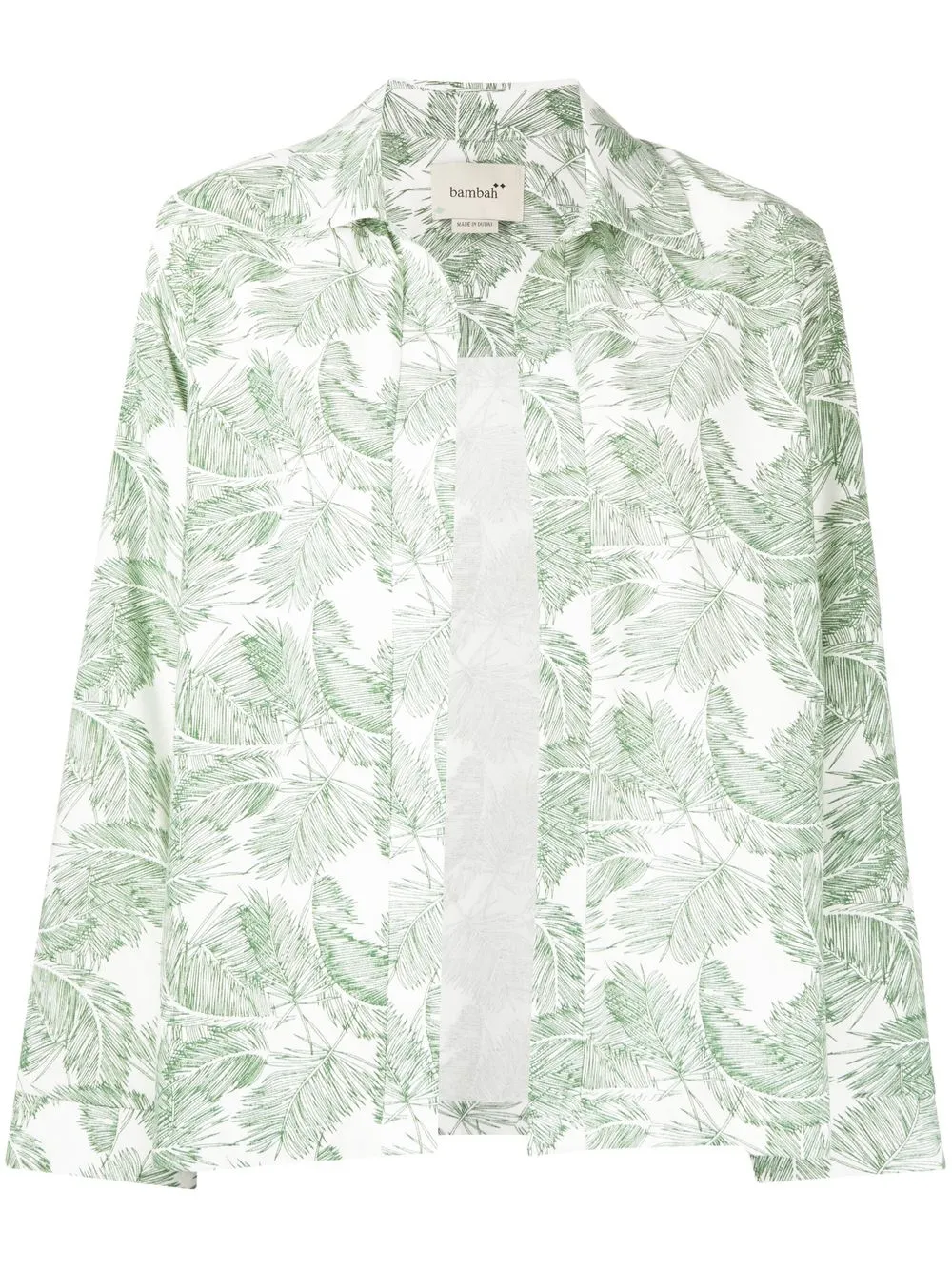 

Bambah camisa con estampado de palmeras - Verde