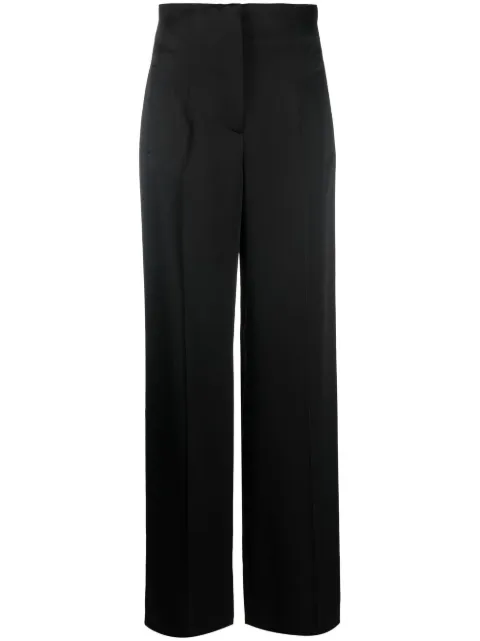 Alberta Ferretti hi-rise straight-leg trousers 
