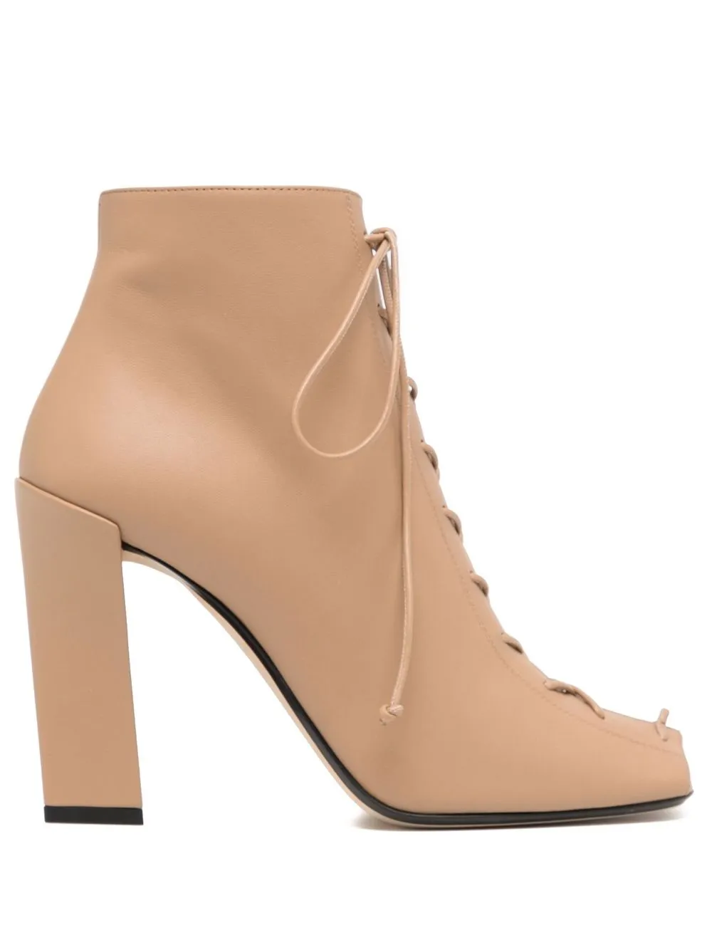 

Victoria Beckham Reese lace-up boots - Brown