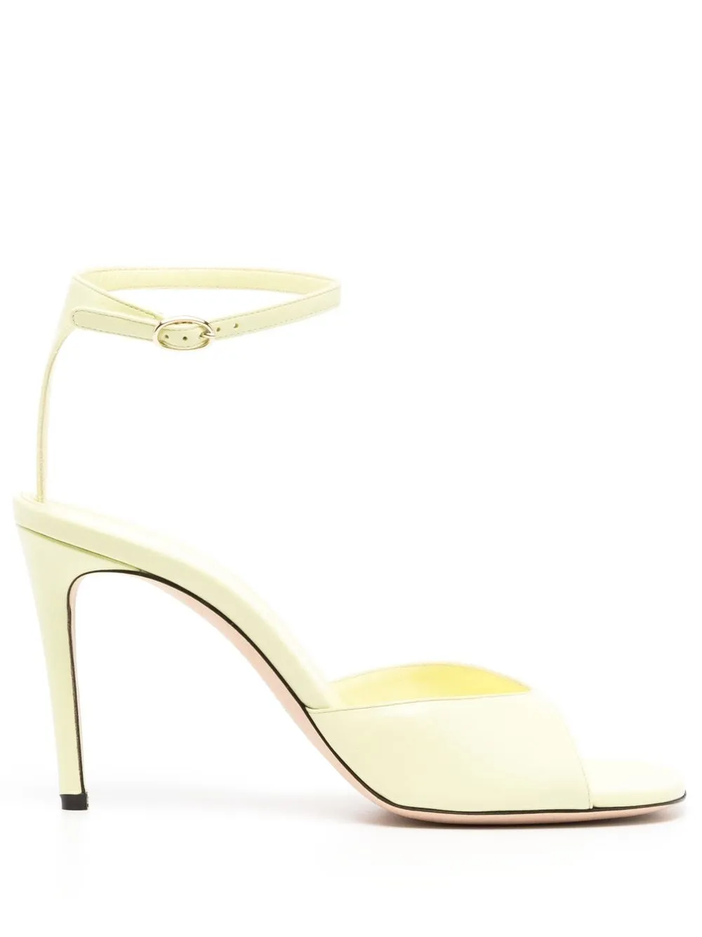 

Victoria Beckham Destiny 90mm leather sandals - Yellow