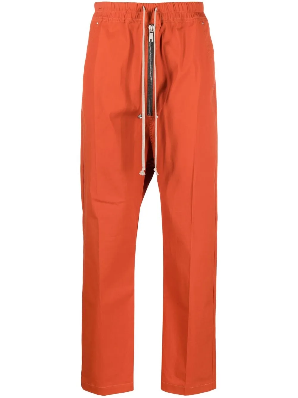 

Rick Owens Bela drawstring organic cotton trousers - Orange