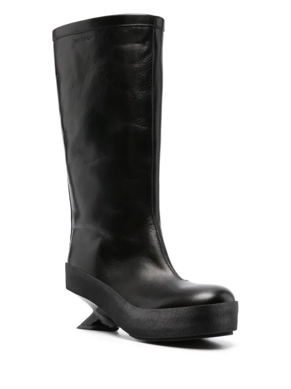 Bottes talon biseauté hot sale