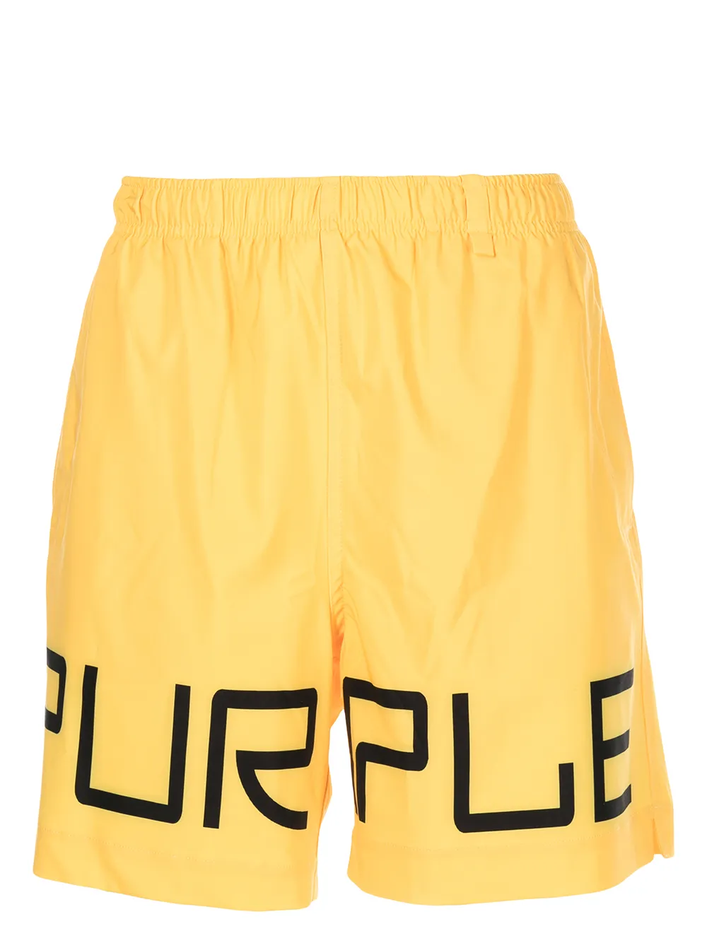 

Purple Brand bermudas con logo estampado - Amarillo