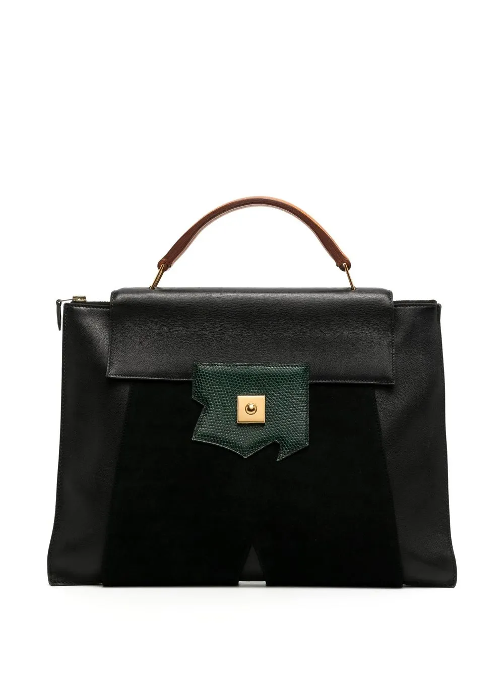 

Hermès maletín President 2000 pre-owned - Negro