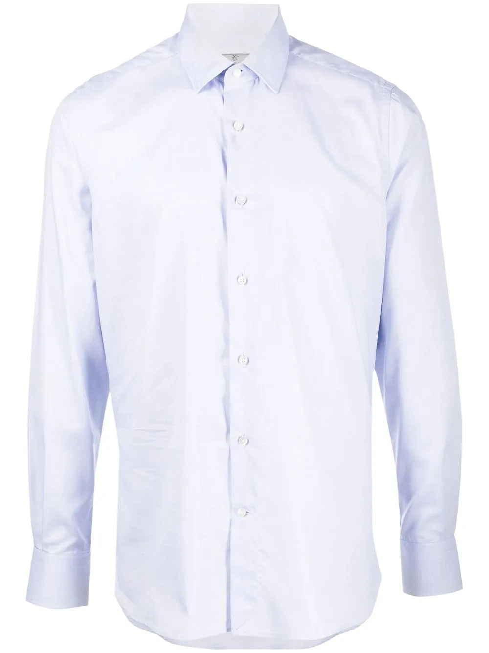 

Canali camisa Classic ajustada - Azul