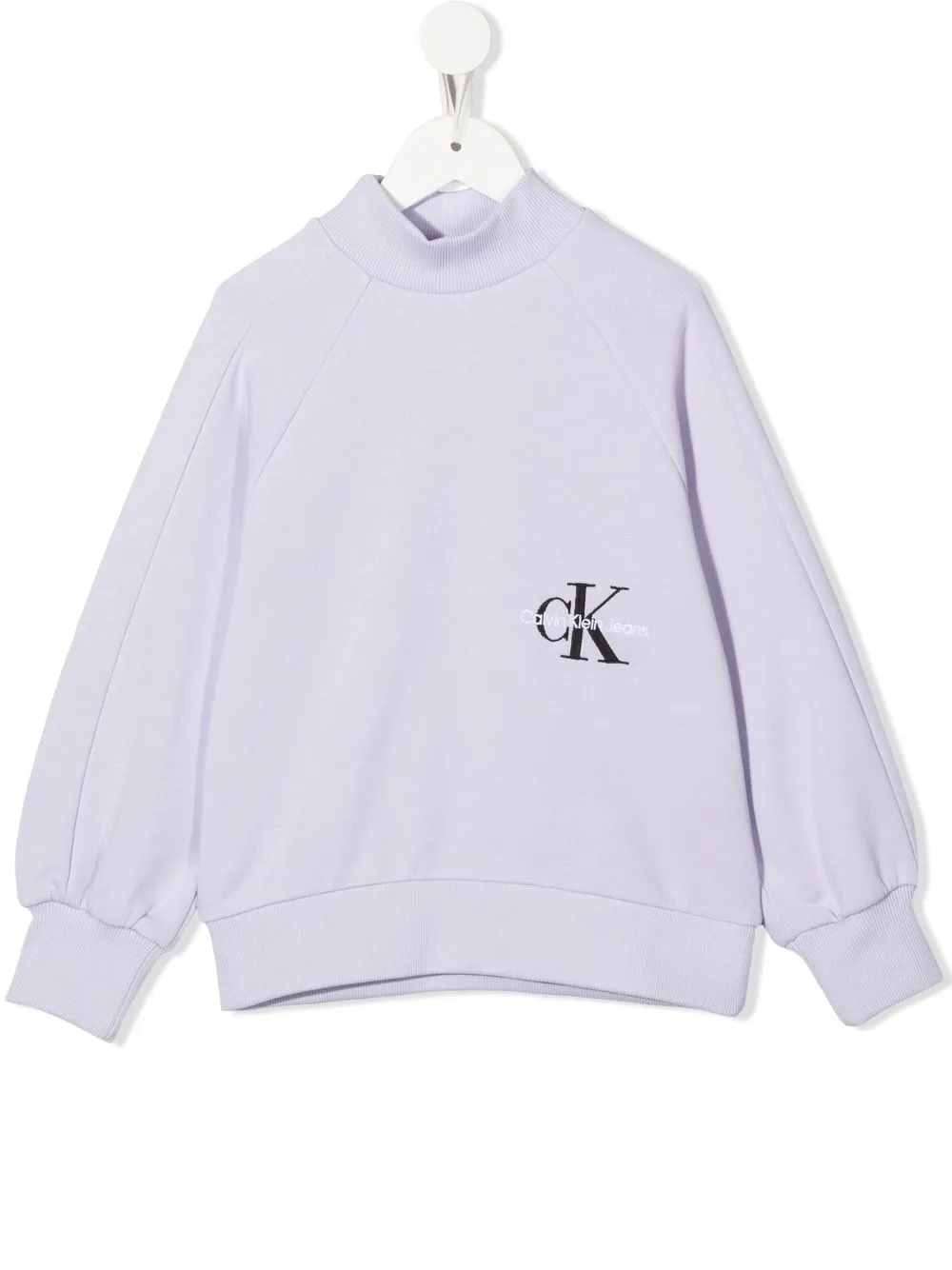 

Calvin Klein Kids sudadera con logo bordado - Azul