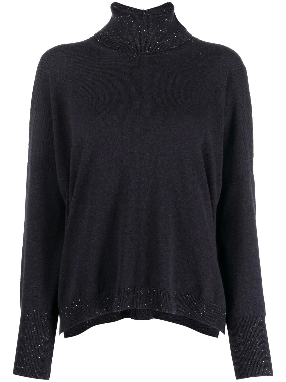 

Peserico high-neck virgin wool-blend jumper - Blue