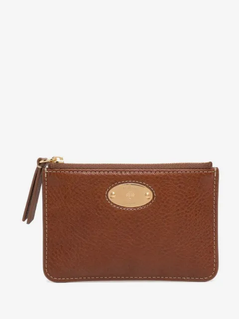 Mulberry porte-monnaie en cuir grainé