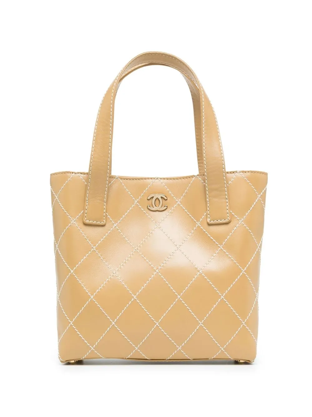 

Chanel Pre-Owned 2002 Wild Stitch CC tote - Yellow