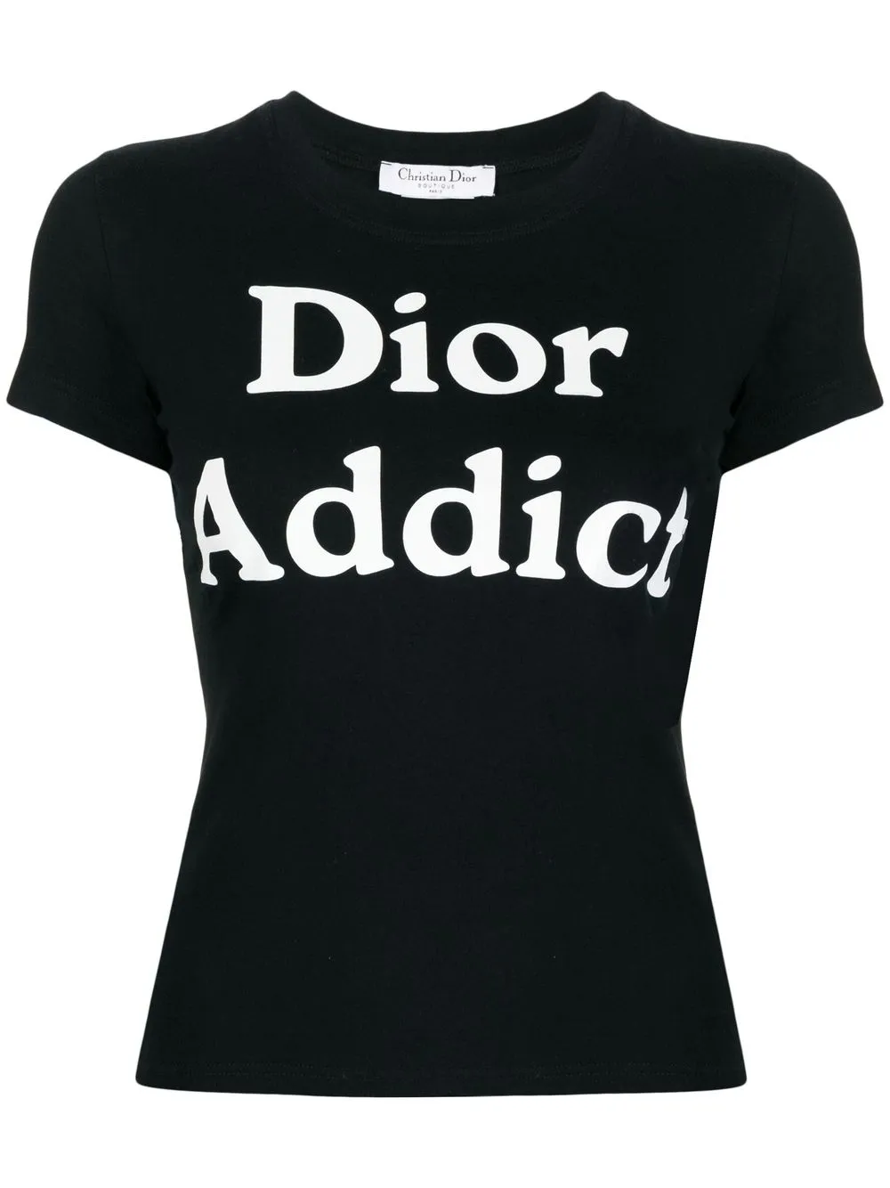 

Christian Dior playera con logo estampado 2002 pre-owned - Negro